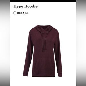 Cabi hoodie pullover maroon size M